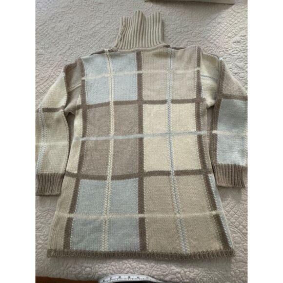 Vintage Escada Mock Neck Wool Sweater, Made in Italy, Size S. - Picture 1 of 5